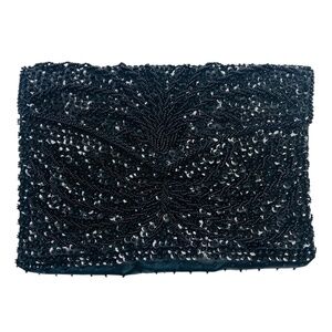RICHERE BAG by Walborg Vintage Beaded Evening Clutch made in Hong Kong